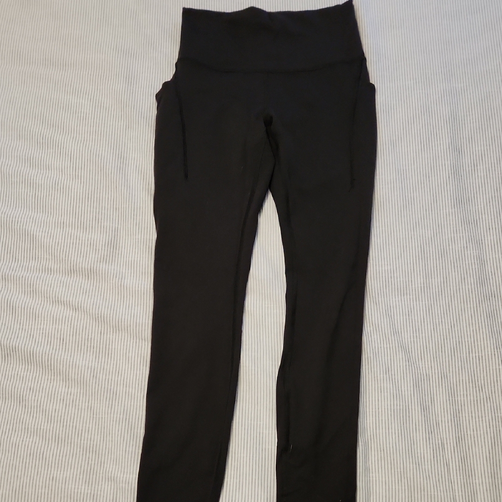 Lululemon Athletica Black Training Pants With Pockets